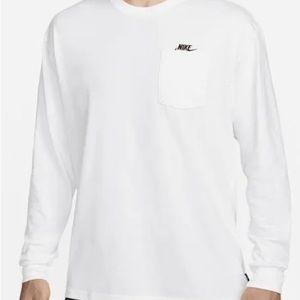 Men’s Nike Long sleeve white shirt. Small